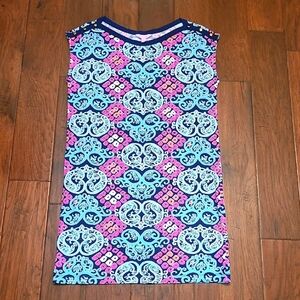 Lilly Pulitzer Colorful Sleeveless Dress Size Medium